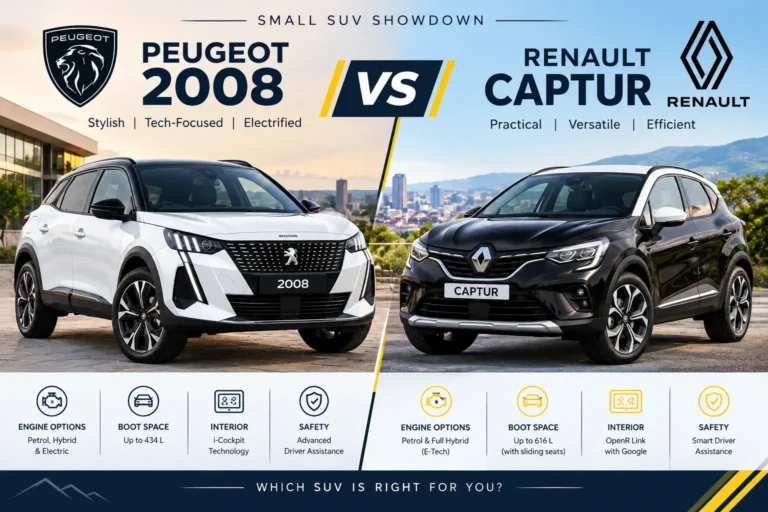 Peugeot 2008 vs Renault Captur