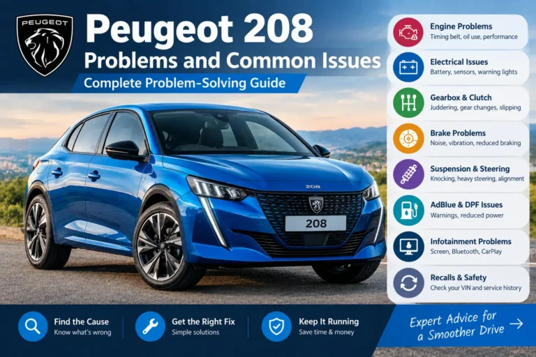 Peugeot 208 common problems and troubleshooting guide